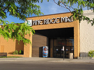Exterior photograph of the Pine Ridge Mall in Pocatello, Idaho