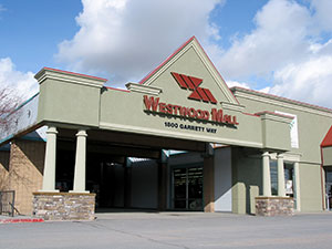 Exterior photograph of the Westwood Mall in Pocatello, Idaho